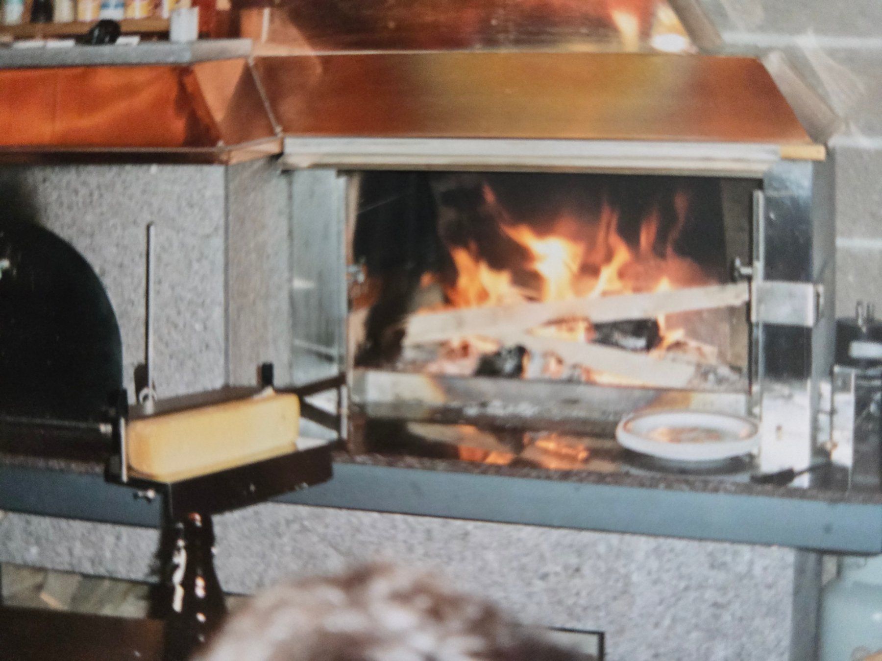 Griglie: Raclette-vom Holzfeuer, Cheminée-Set – Nuovo (secondo la descrizione) da Einsiedeln venduto da Jaeggi-Gartenfeuer 1