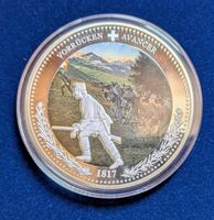 Schweizer Armee 1817-Vorrücken (polierte Platte) 70mm/137g