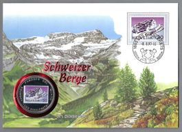 1997, MUNZBRIEF K-0 LES DIABLERETS, SCHÖN! GUINEA 1000 FR.