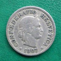 10 Rappen - Jahrgang 1907