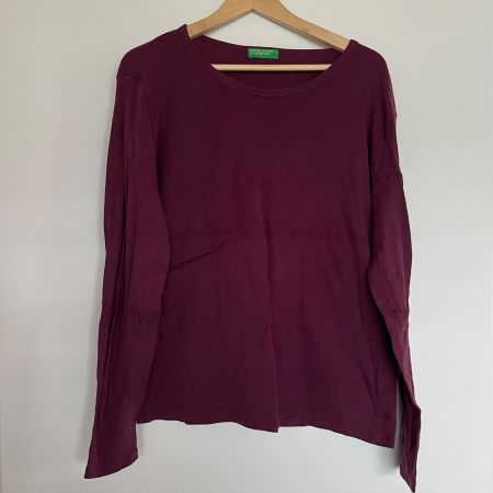 Benetton Shirt, Herbst/Winter, Weinrot, XL, Top Zustand!