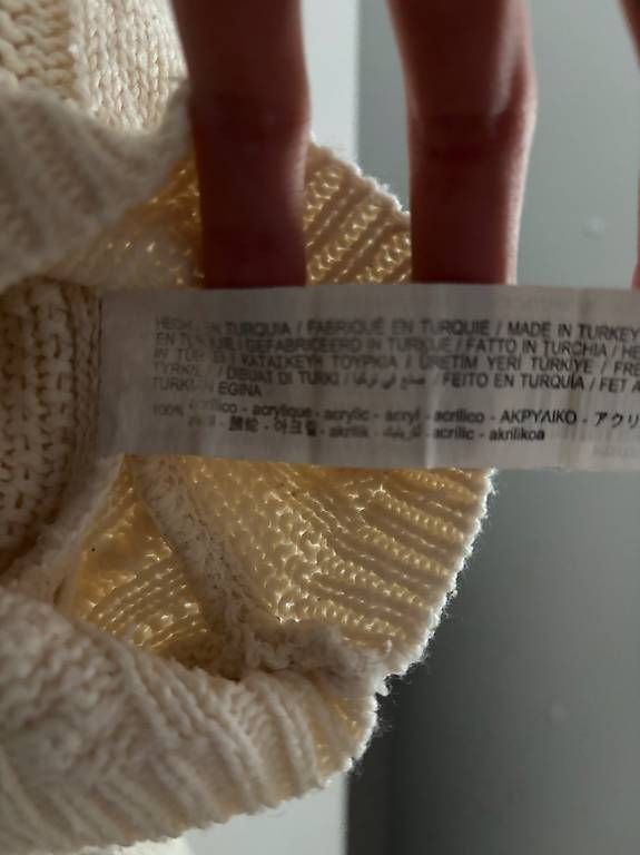Stradivarius Maglioni & Felpe: Stradivarius kurzer Strickpullover beige Gr. S – Usato da Luzern venduto da aloevira 2