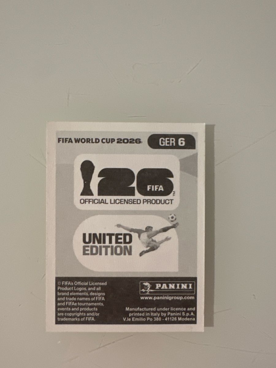 Panini Sammelbilder & Trading cards: Panini 2026 Antonio Rüdiger GER6 – Neu (gemäss Beschreibung) aus Bern von akl_sy9s 1
