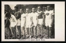 Wien, Stafettenlaufen 1920, Läufer mit 