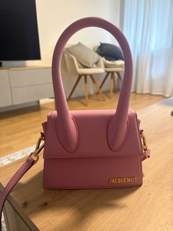 Jacquemus Handtasche rosa Leder neuwertig