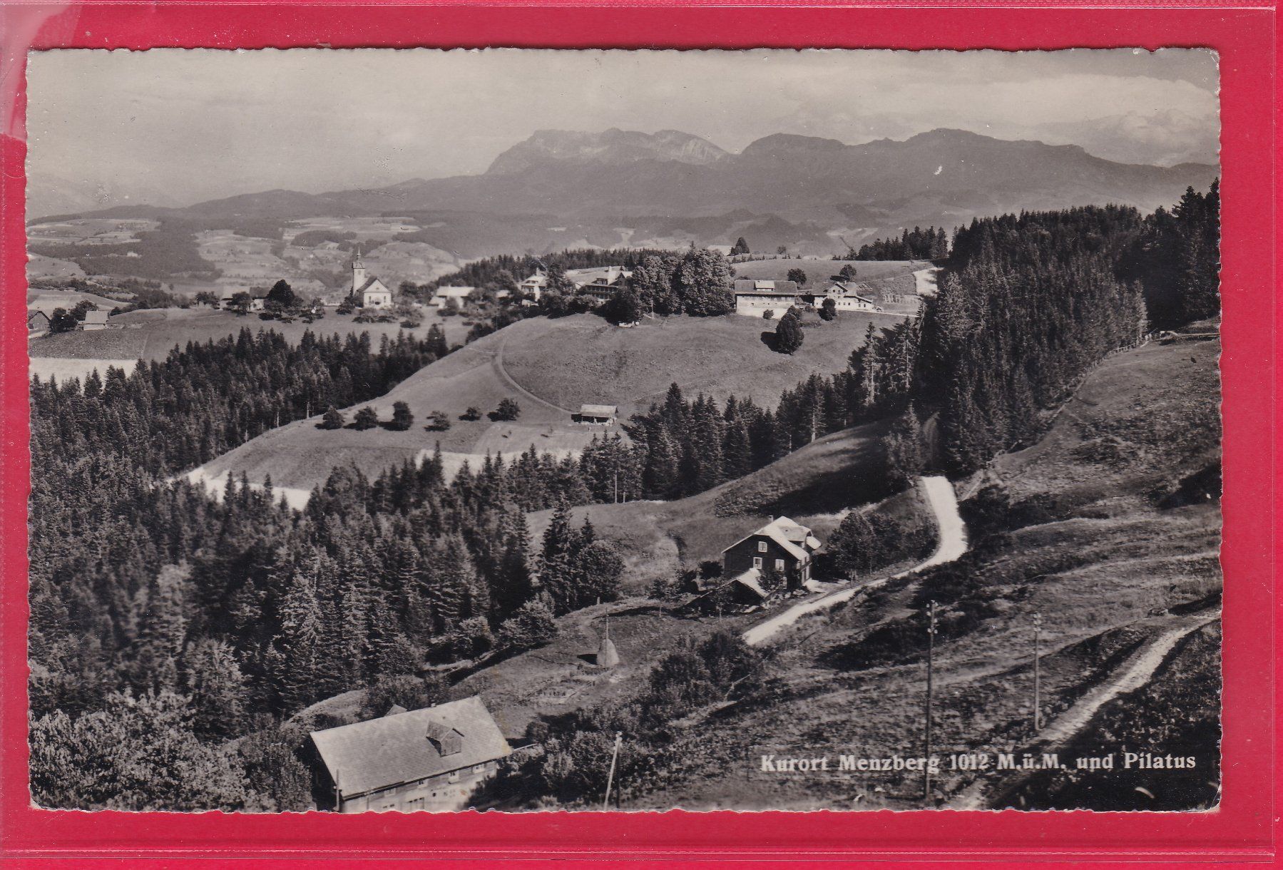 Cartoline postali: MENZBERG UND PILATUS, FELDPOST – Usato da Oberrieden venduto da Gebirgsstelze