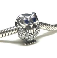 Charm hibou compatible pour bracelet.