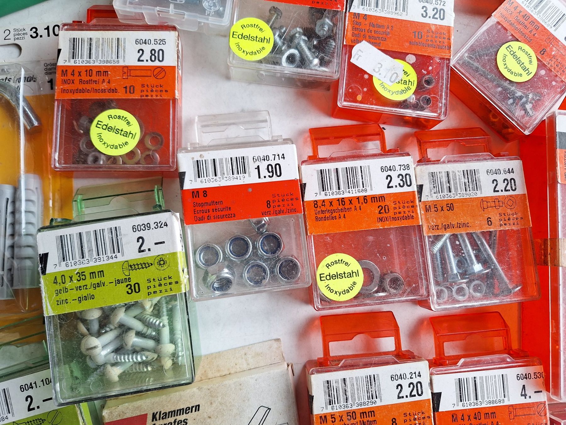 Tutti gli attrezzi: 45 X SCHRAUBEN NÄGEL DIVERSES – Usato da Huttwil venduto da Kunterbuntli 5
