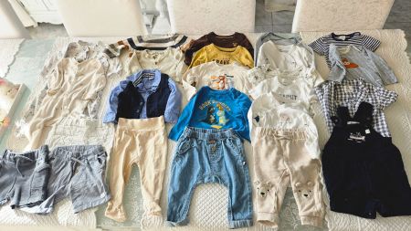 Babykleider Set Gr. 68 + 74, Bodies, Strampler, Top Zustand