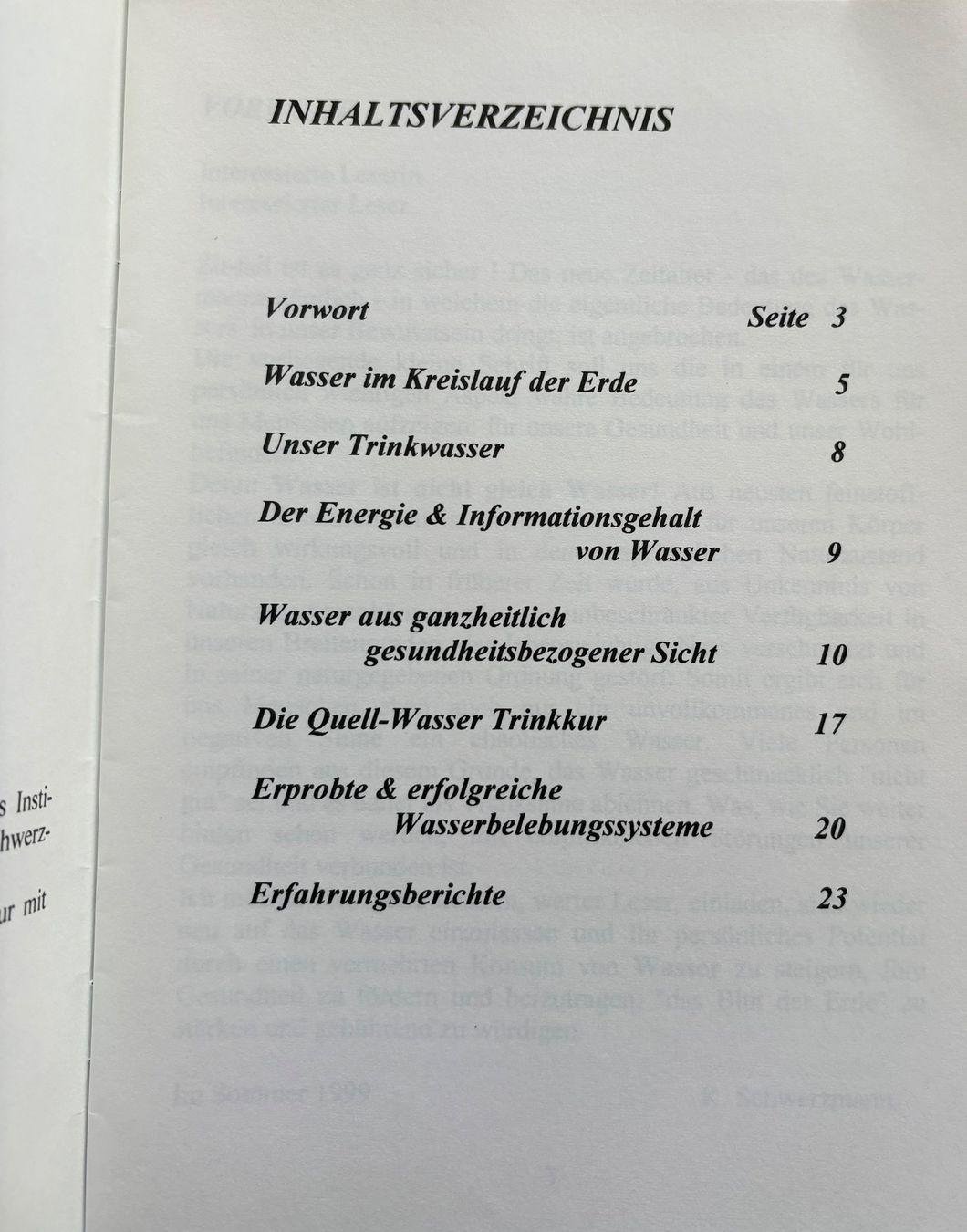 Libri: Urquell Wasser – Usato da Spiez venduto da Agenda01 2