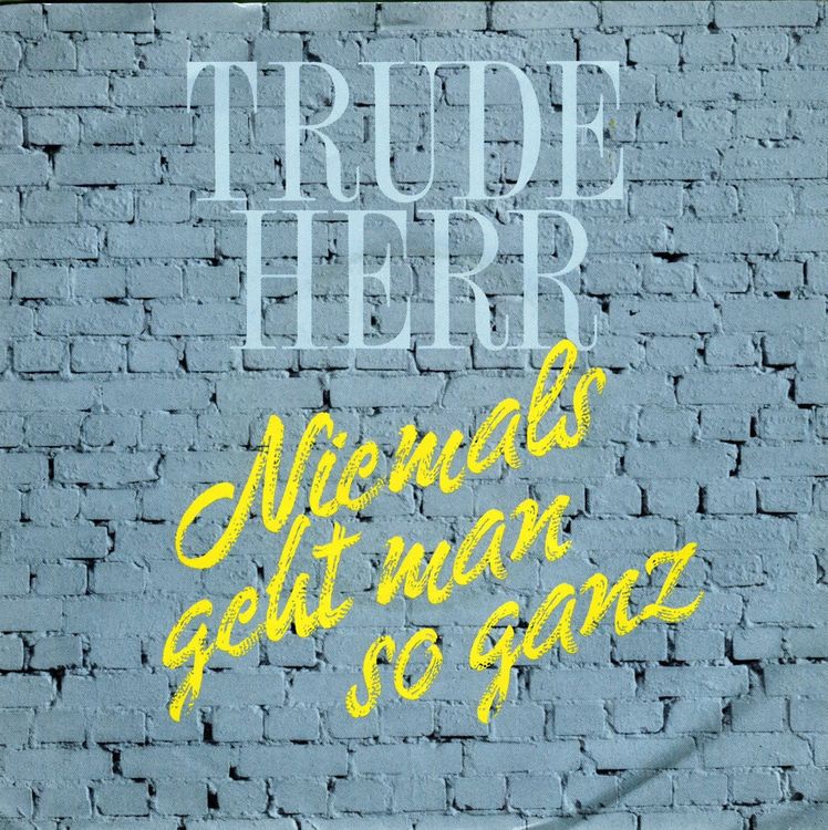 Herr Trude Niemals geht man so ganz/Föhlenz Kaufen auf Ricardo
