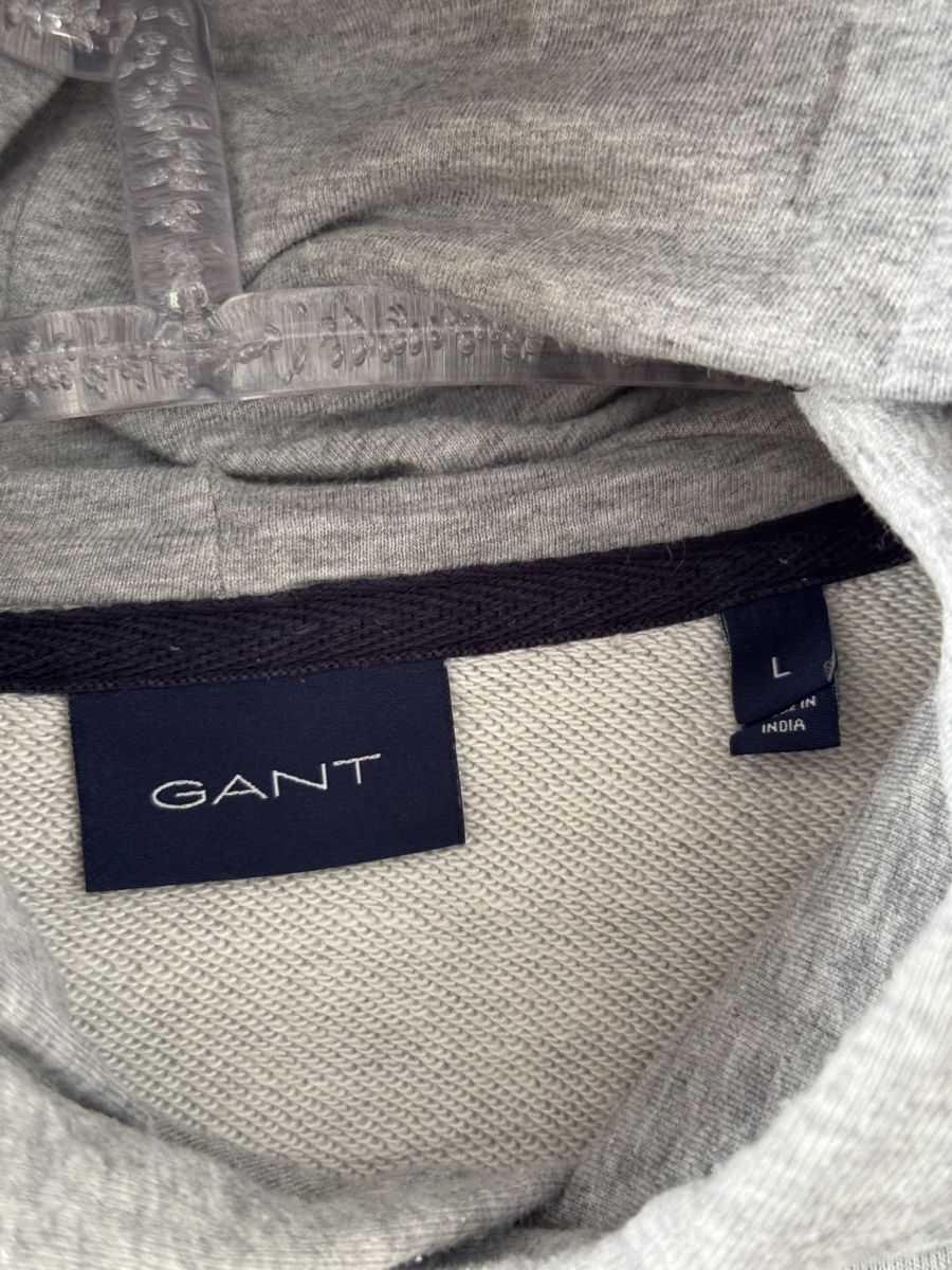 Gant Pullover & Sweatshirts: Gant Kapuzenpullover grau mit Logo Grösse L Oryginal – Neu (gemäss Beschreibung) aus Wetzikon ZH von Jan_wojt 2