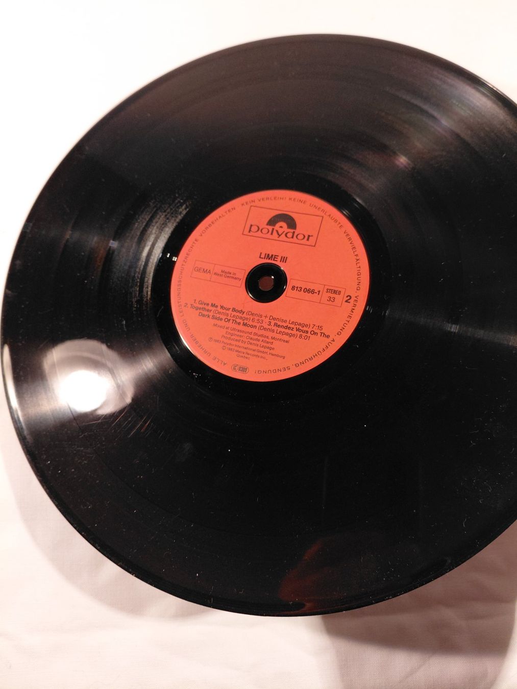 Schallplatten: Lime ‎– Lime 3 (1983) (VG+) – Gebraucht aus Winterthur von SilverFR 4