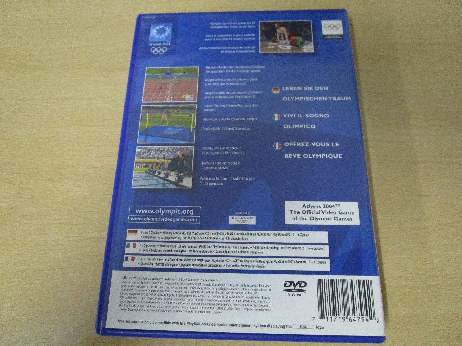 Sony Spiele: Athens 2004 Olympic Game Sony Playstation 2 PS2 – Gebraucht aus Goldau von agestuffer 1