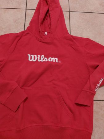 3 Pull rouge Wilson,  pull gris Champion et  blanc L unisexe