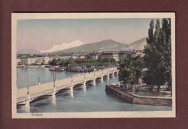 GENEVE - Pont du Mont Blanc