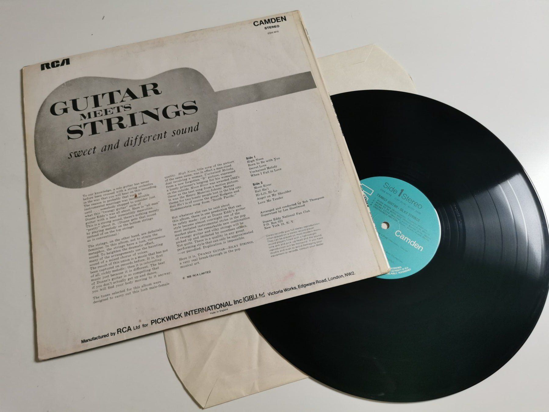 Dischi in vinile: Duane Eddy - Twangy Guitar Silky Strings – Usato da Grafenried venduto da House-of-Oldies 1