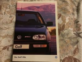 VW Golf VR6 Prospekt 32 S. Jan. 1996
