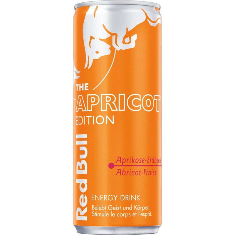 Red Bull Cibi & Specialità: Red Bull Apricot 250ml – Nuovo e nell'imballaggio originale da Cortaillod venduto da DailyFindsCH