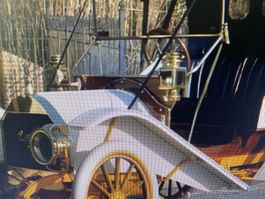 Oldtimer Scheinwerfer Lampe um 1910 Ford? New York