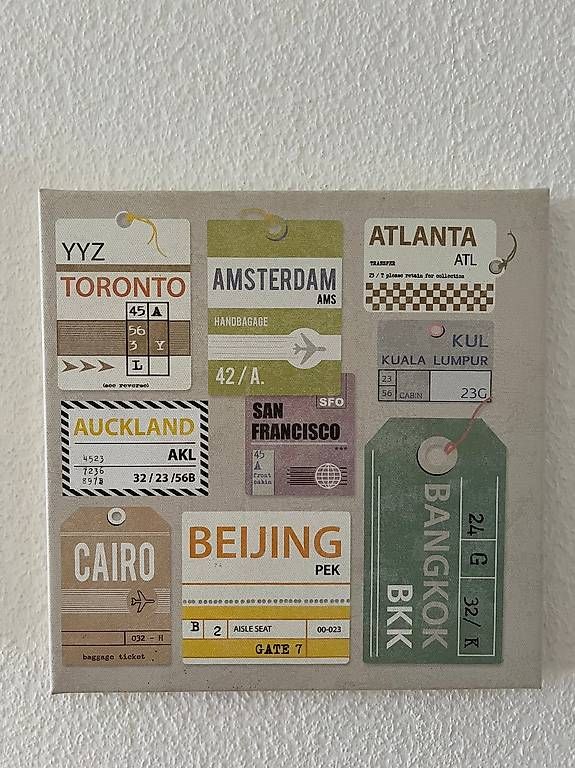 Leinwände & Keilrahmen: 3 tableaux sur toile voyages – Neu (gemäss Beschreibung) aus Renens VD von ele_dkq8 3