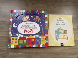 Lot de livres pour bébe: usborne et Balthazar (montessori)