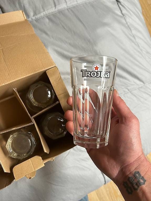 Gläser: 6 TROJKA Longdrinkgläser Original Cocktailgläser Set – Gebraucht aus Luzern von sim_5hkz