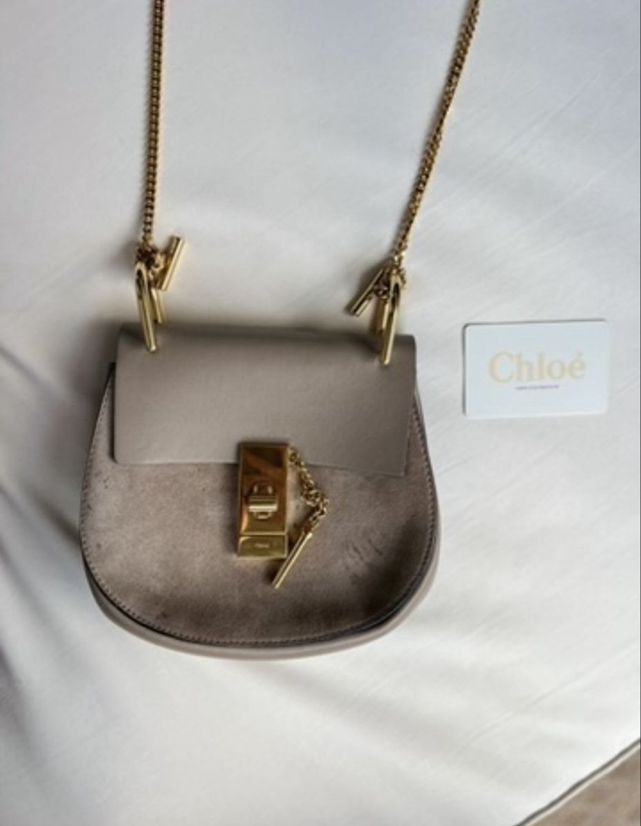 Chloé Sacs femmes: Chloé drew suede bag with gold chain – D'occasion à Dübendorf par mar_t82s 3