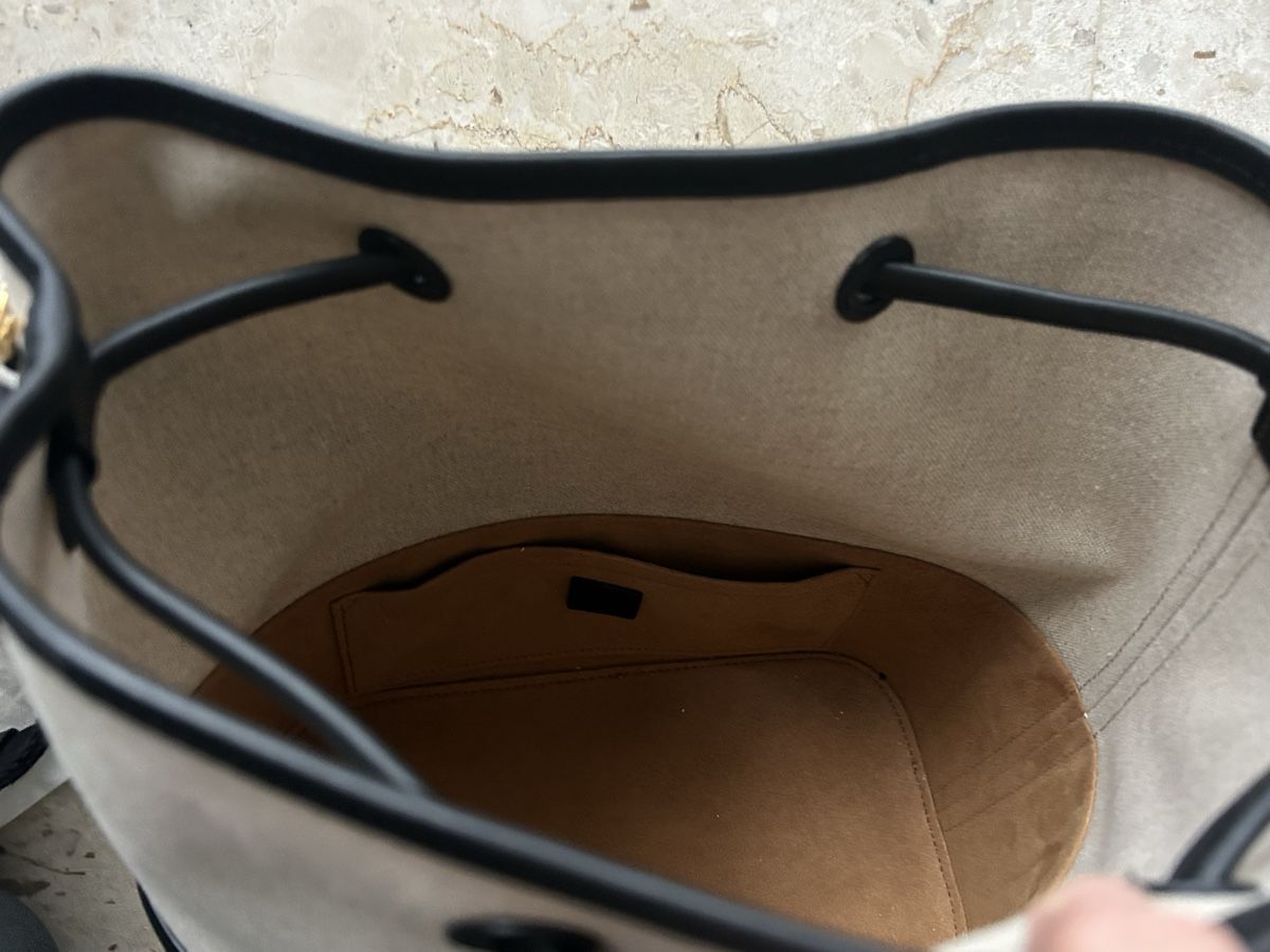 Mcm Taschen für Damen: Borsa a secchiello MCM bicolore tela e pelle nera – Neu (gemäss Beschreibung) aus Locarno von Matic04 5
