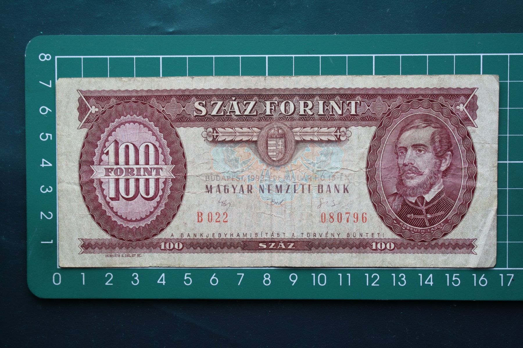 Banconote: currency banknote ungarn 100 forint 1992 – Usato da Laupen BE venduto da Gufi57