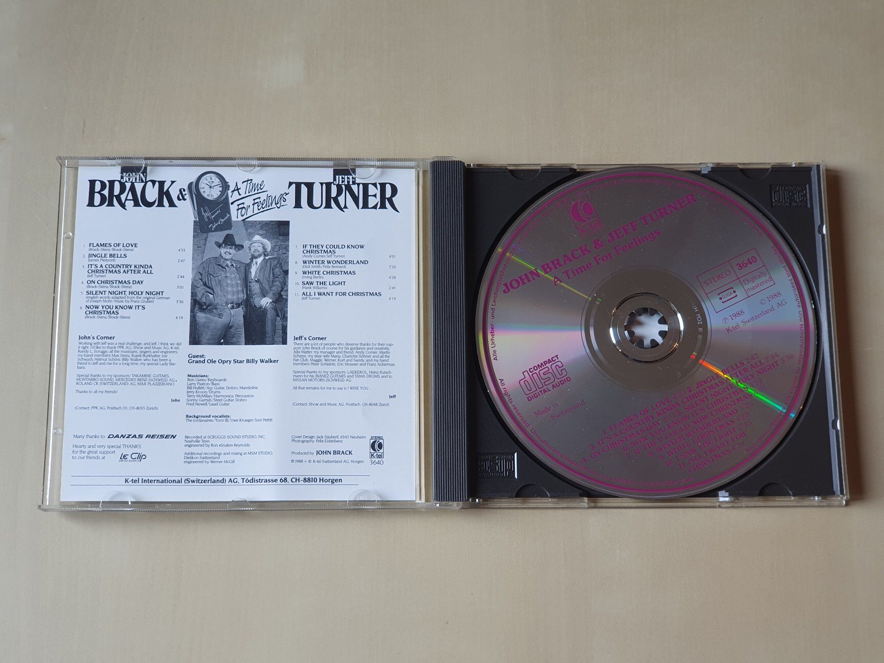 CDs: John Brack & Jeff Turner A Time for Feelings – Gebraucht aus Stansstad von collectorsshop 2