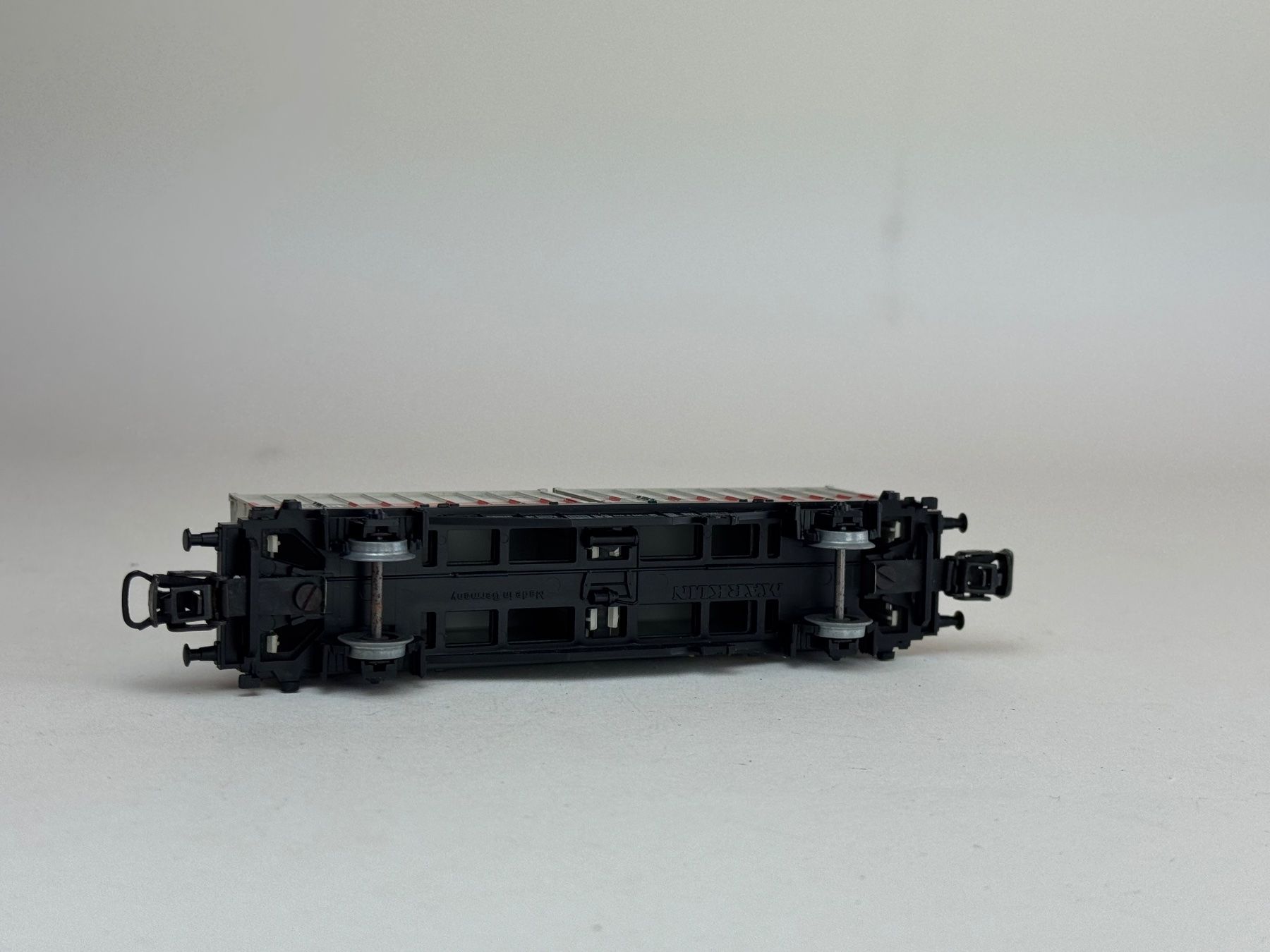 Modellini di ferrovie: HR- Märklin Containerwagon DB TFG Dachdruck – Usato da Elm venduto da Wikmtz 2
