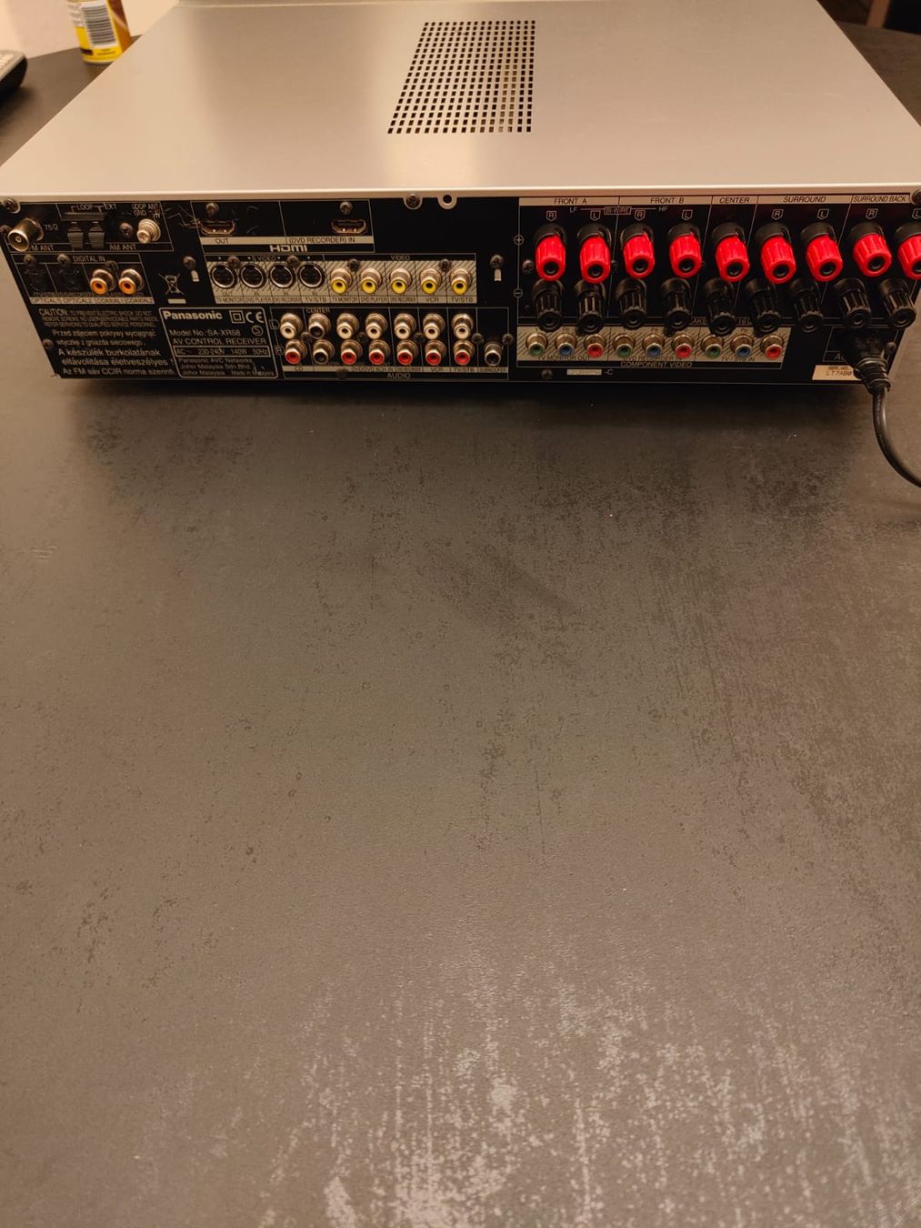 Panasonic Amplificatori: Ampli Home-cinéma Panasonic SA-XR58+ Télécommande sans micro – Usato da Genève venduto da max_d9vp 1