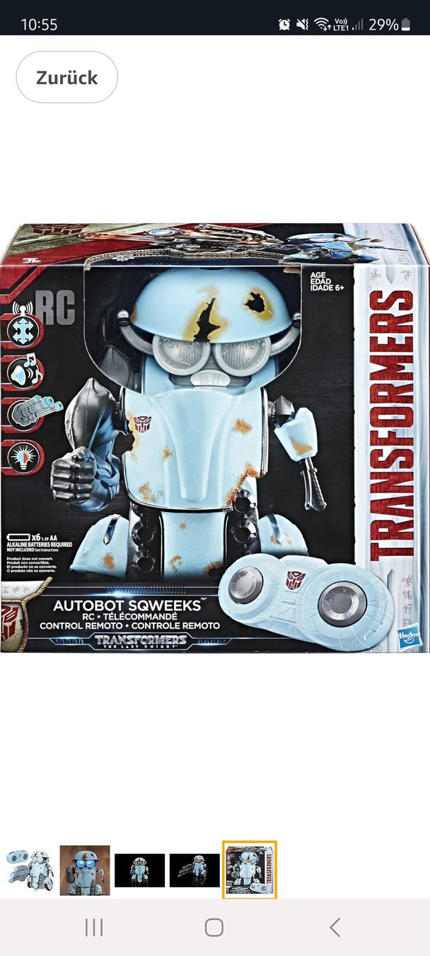 Hasbro Giocattoli: Hasbro Transformer Sqweeks Roboter – Usato da Oftringen venduto da Minka012 4