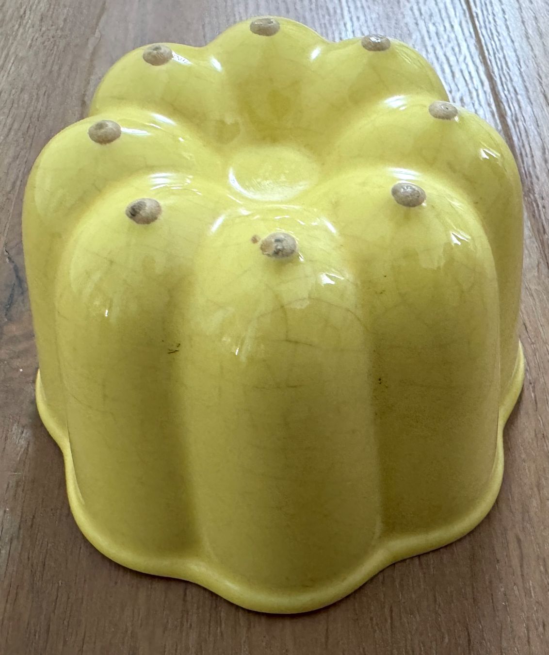 Rössler Ciotole: Grosse alte Puddingform gelb Pudding Form / Rössler – Usato da Rothrist venduto da Luckywinner 4