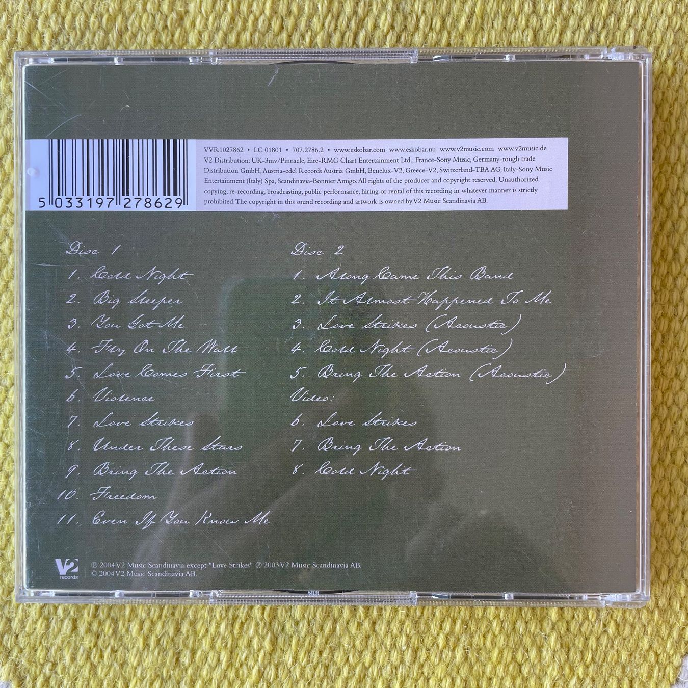 CD: ESKOBAR-2CD A THOUSAND LAST LEHANCES – Usato da Rorschacherberg venduto da CD-Roli 1