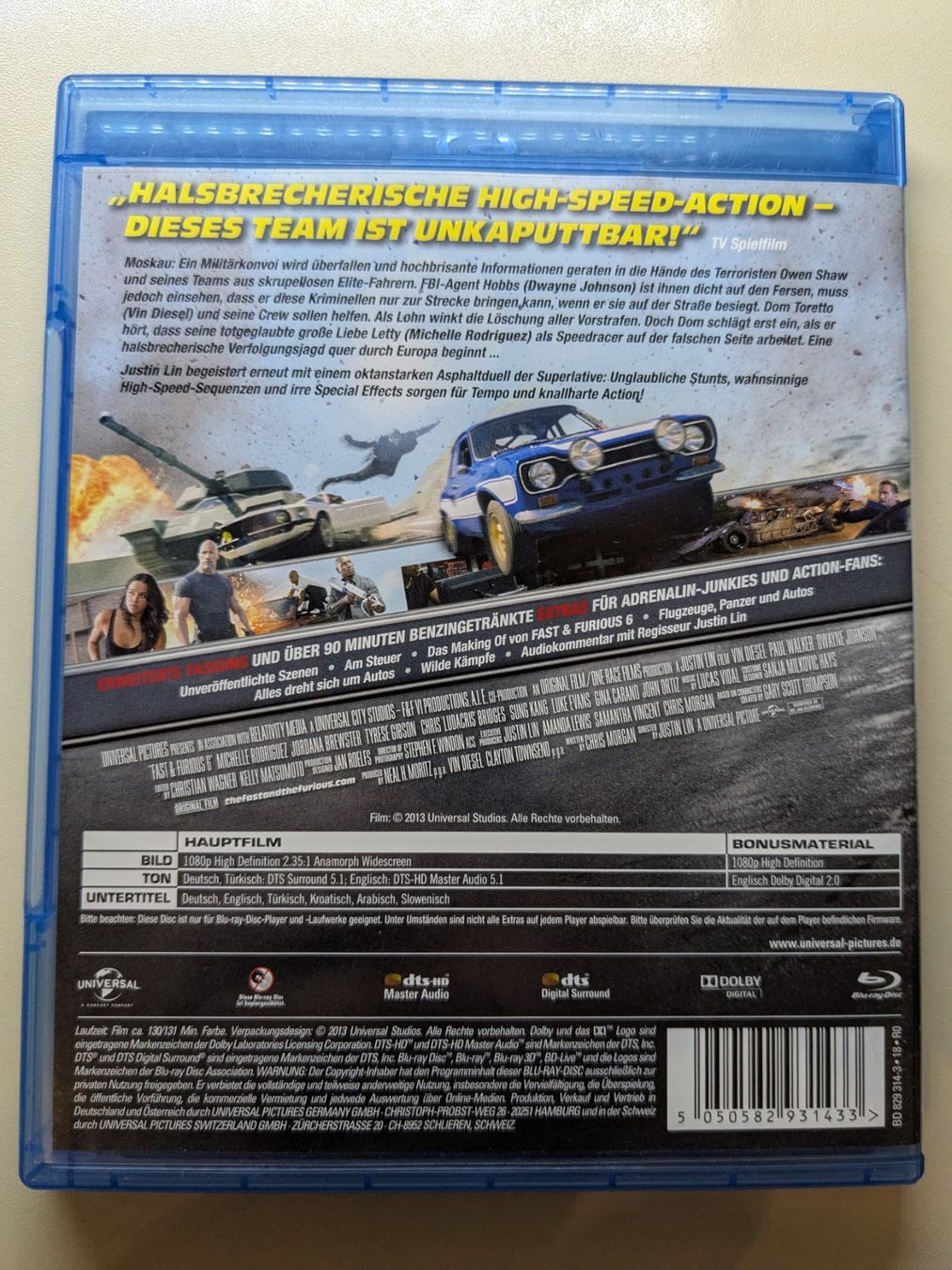 Tutti i DVDs: Fast & Furious 6 [Blu-ray] – Nuovo e nell'imballaggio originale da Port venduto da gecotom 1