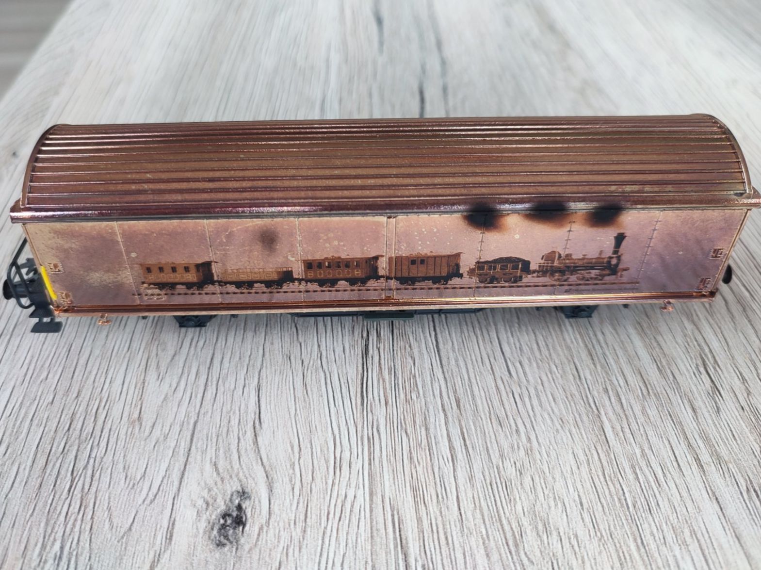 Märklin Modellini di ferrovie: Güterwagen Spanische Brötli Bahn Chrom H0 – Usato da Röschenz venduto da elefant91 2