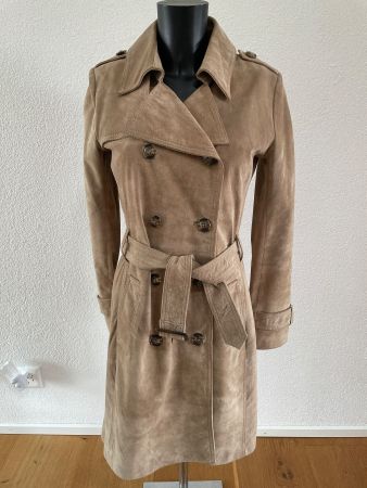 Ledermantel HALLHUBER Gr.36 braun