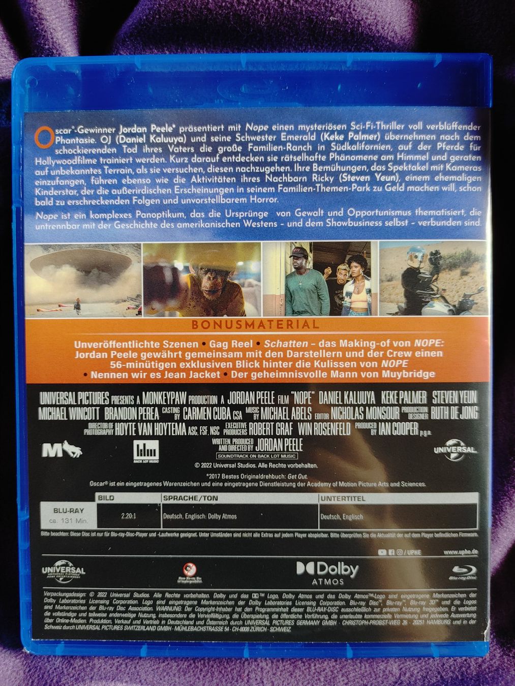 Tutti i DVDs: Nope - Jordan Peele - Blu Ray – Usato da Ibach venduto da FinrodTaralom 1