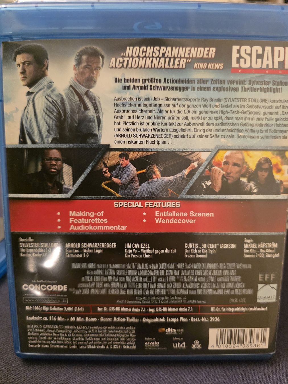 Tutti i DVDs: Escape Plan - Blu-ray  – Usato da Ellikon a d Thur venduto da razzorblog 1