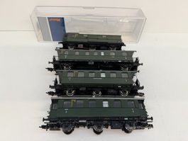 Roco "74014", Spur H0, 4-tlg., Set: Personenzug DB + Licht