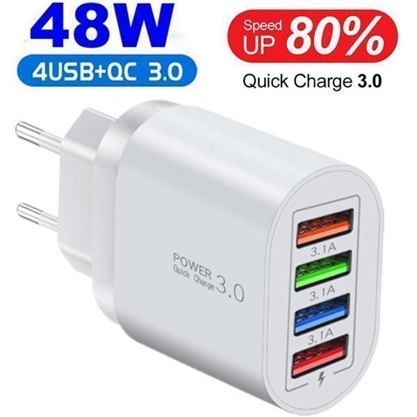 MUTTO USB-C Ladegerät Mit 2 Anschlüssen – 10W, Inkl. USB-C Kabel, Für Smartphones & Tablets