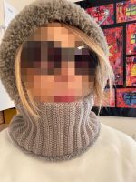 Mütze und Schal in einem - Neu