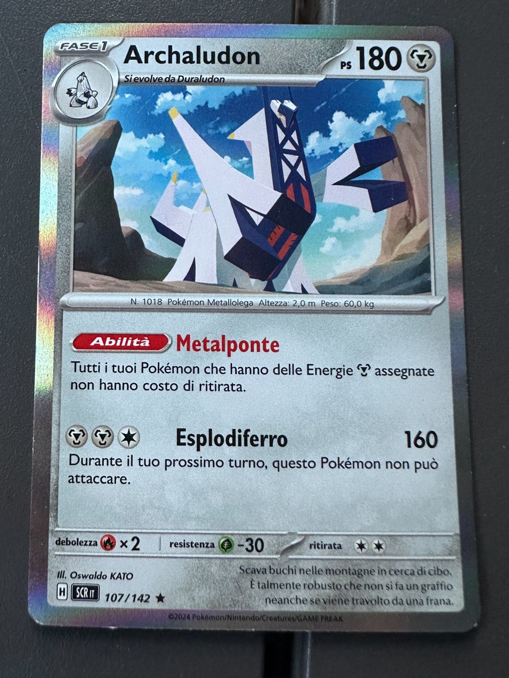 Pokémon Carte collezionabili: Pokémon Karte Archaludon – Usato da Zug venduto da Supervamp