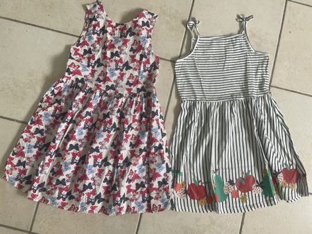 2 neue süsse C&A Sommerkleider Gr. 134/140