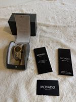 Movado Quartz mit Box und Papiere Herren/Damen läuft