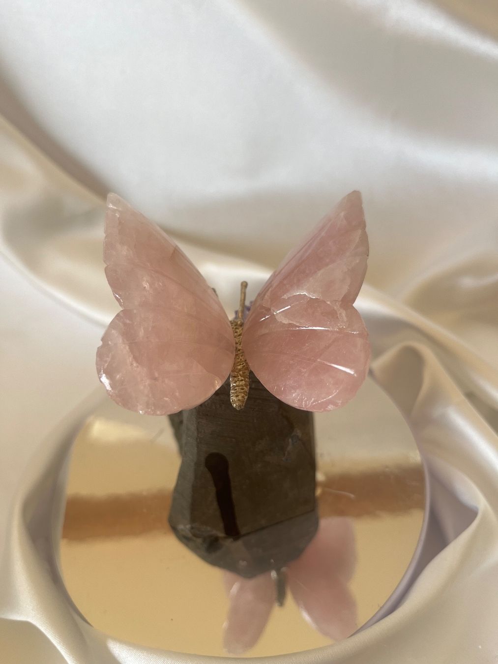 Minéraux & Lithothérapie: Schmetterling Rosenquarz auf Amethyst – Neuf avec emballage d'origine à Zürich par unique2010 5