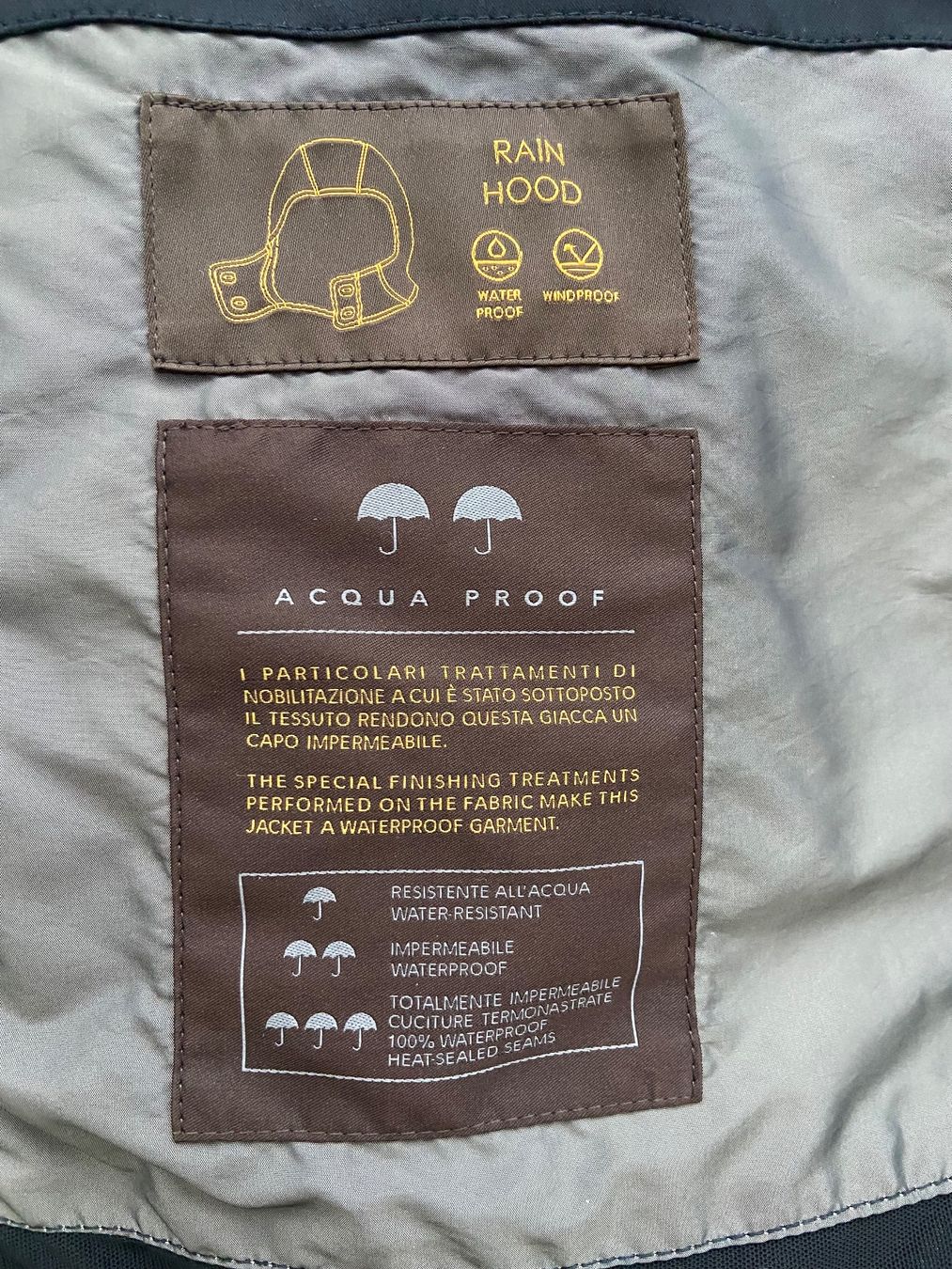 Moorer Cappotti: MooRER Raincoat/Imperméable Homme – Nuovo (secondo la descrizione) da Les Breuleux venduto da Ljldm01 4