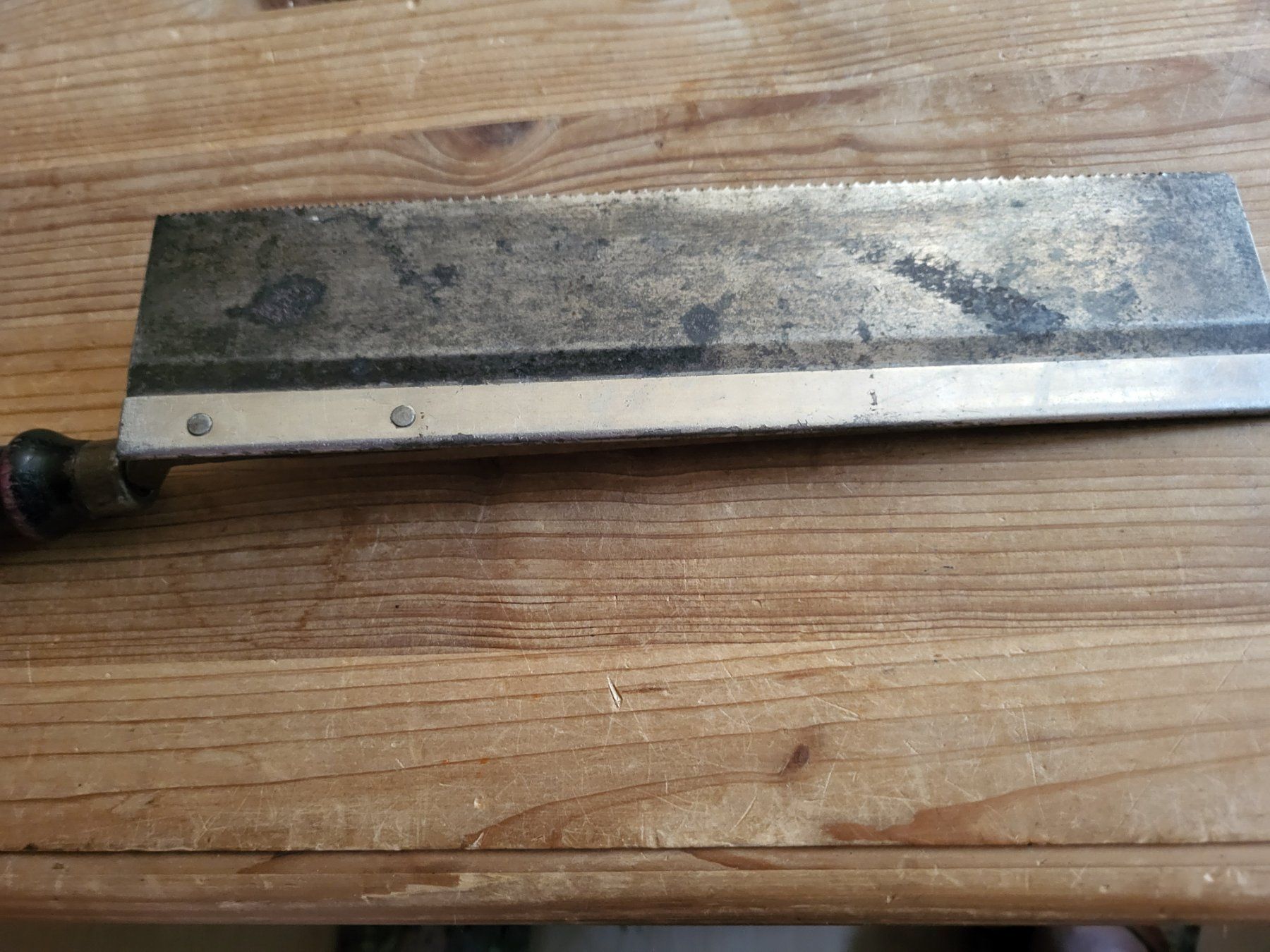 Seghe: Antike Handsäge mit Holzgriff – Usato da Guggisberg venduto da Aegertenlehn 3